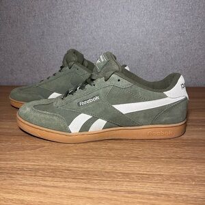 Reebok Green Suede Forte Lounger Sneakers 10.5